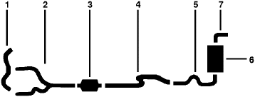 1984-85 Cadillac Seville 8 Cyl 5.7L Engine Single Exhaust System diagram
