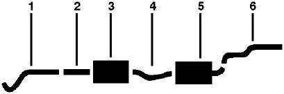 1981-86 Pontiac Acadian 4 Cyl 1.8L Engine Single Exhaust System diagram