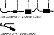 1978 Chrysler Lebaron Town & Country 6 Cyl 3.7L Engine Single Exhaust System diagram