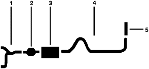 1979 Ford Bronco 8 Cyl Engine Single Exhaust System diagram