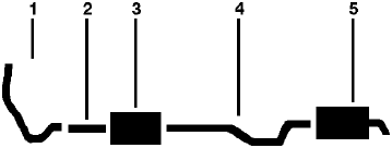 1983 Ford Fairmont 4 Cyl 2.3L Engine Single Exhaust System diagram