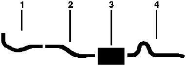 1989 Ford Ranger 4 Cyl 2.3L Engine Single Exhaust System diagram