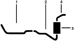 1980 Oldsmobile Delta 88 8 Cyl 4.3L Engine Single Exhaust System diagram