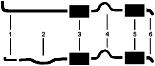 1976 Plymouth Fury 8 Cyl 400 Engine Dual Exhaust System (ALL Models) diagram