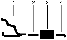 1985-87 Chevy G30 VAN G35/G3500 VAN 8 Cyl Engine Dual Exhaust System diagram