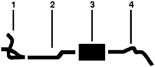 1973 Chevy C20 Pickup C20 Suburban C25/C2500 Pickup C25/C2500 Suburban K20 Suburban K25/K2500 Suburban 8 Cyl 454 Engine Single Exhaust System diagram