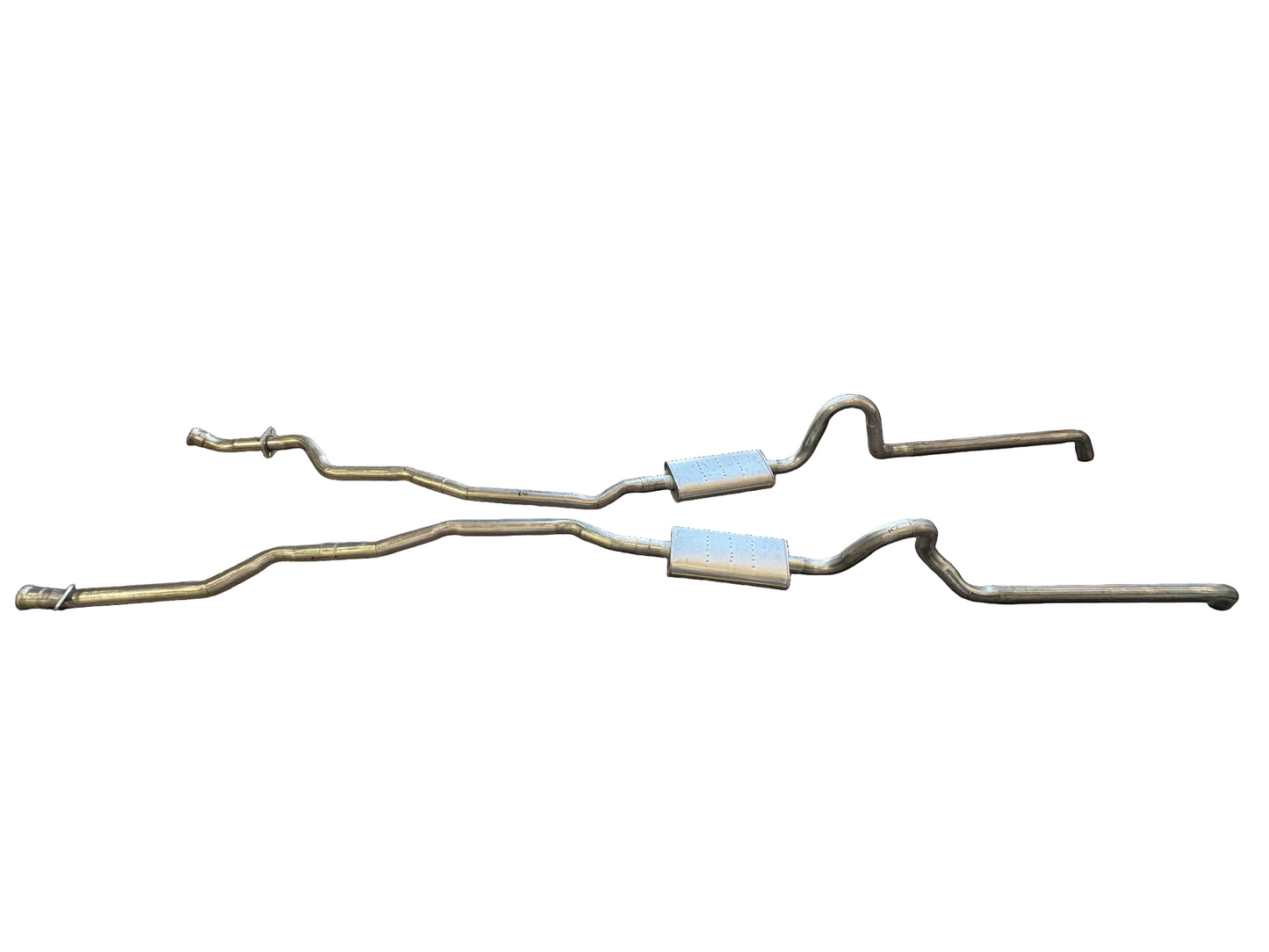 Sistema de escape doble de motor Pontiac Catalina Grand Prix 421 H.O. de 1965