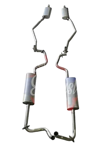 Sistema de escape doble para motores de 8 cilindros Buick Riviera 1966