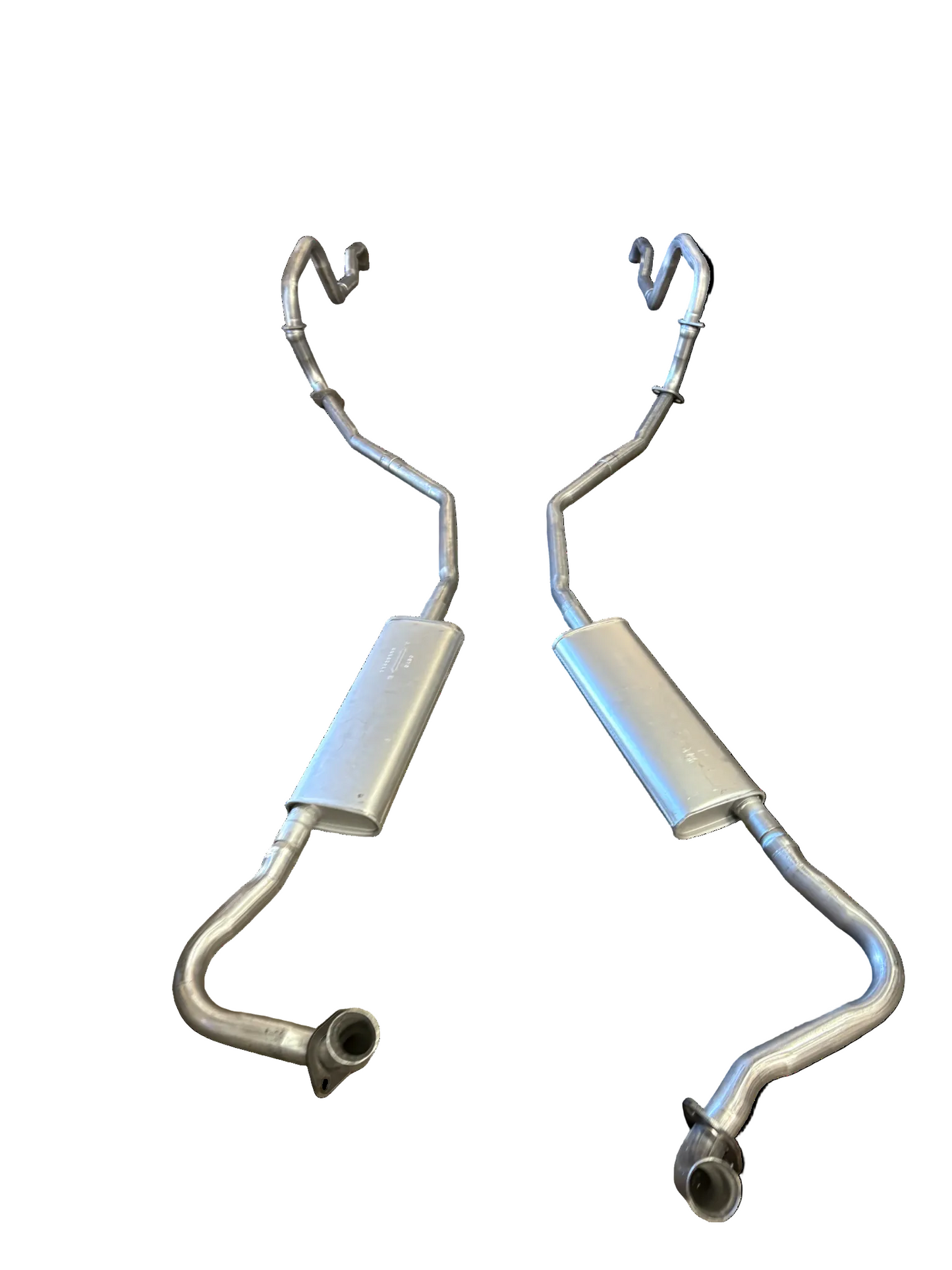 Sistema de escape doble para motores de 8 cilindros del Buick Riviera 1969