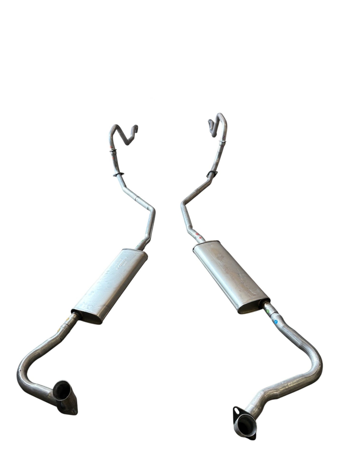 Sistema de escape doble para motores de 8 cilindros del Buick Riviera 1967-68