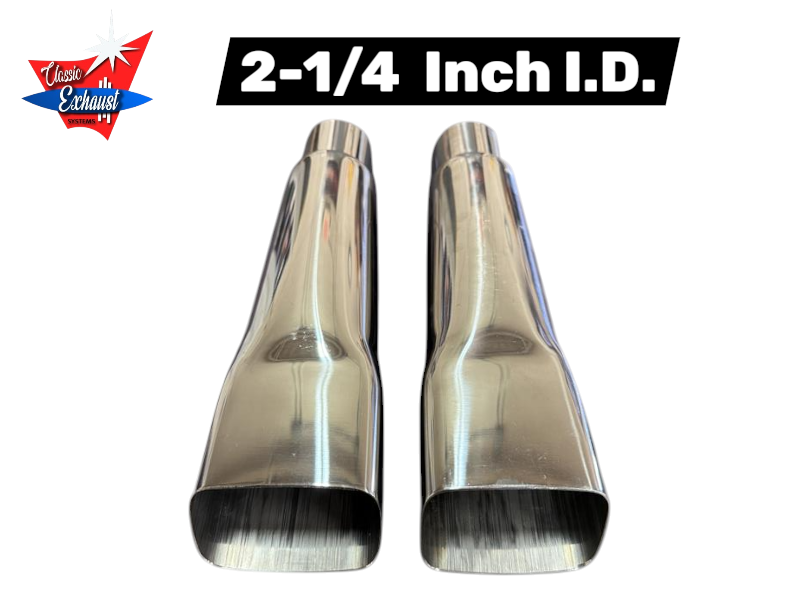 1968-70 Dodge Coronet RT Superbee Exhaust Tips (304 Stainless Steel)