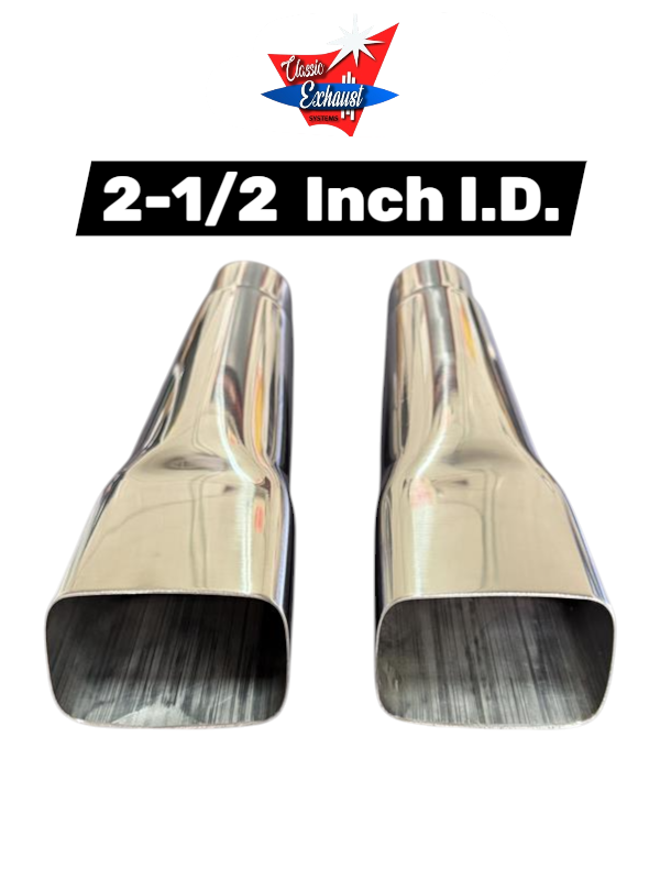 1968-70 Dodge Coronet RT Superbee Exhaust Tips (304 Stainless Steel)