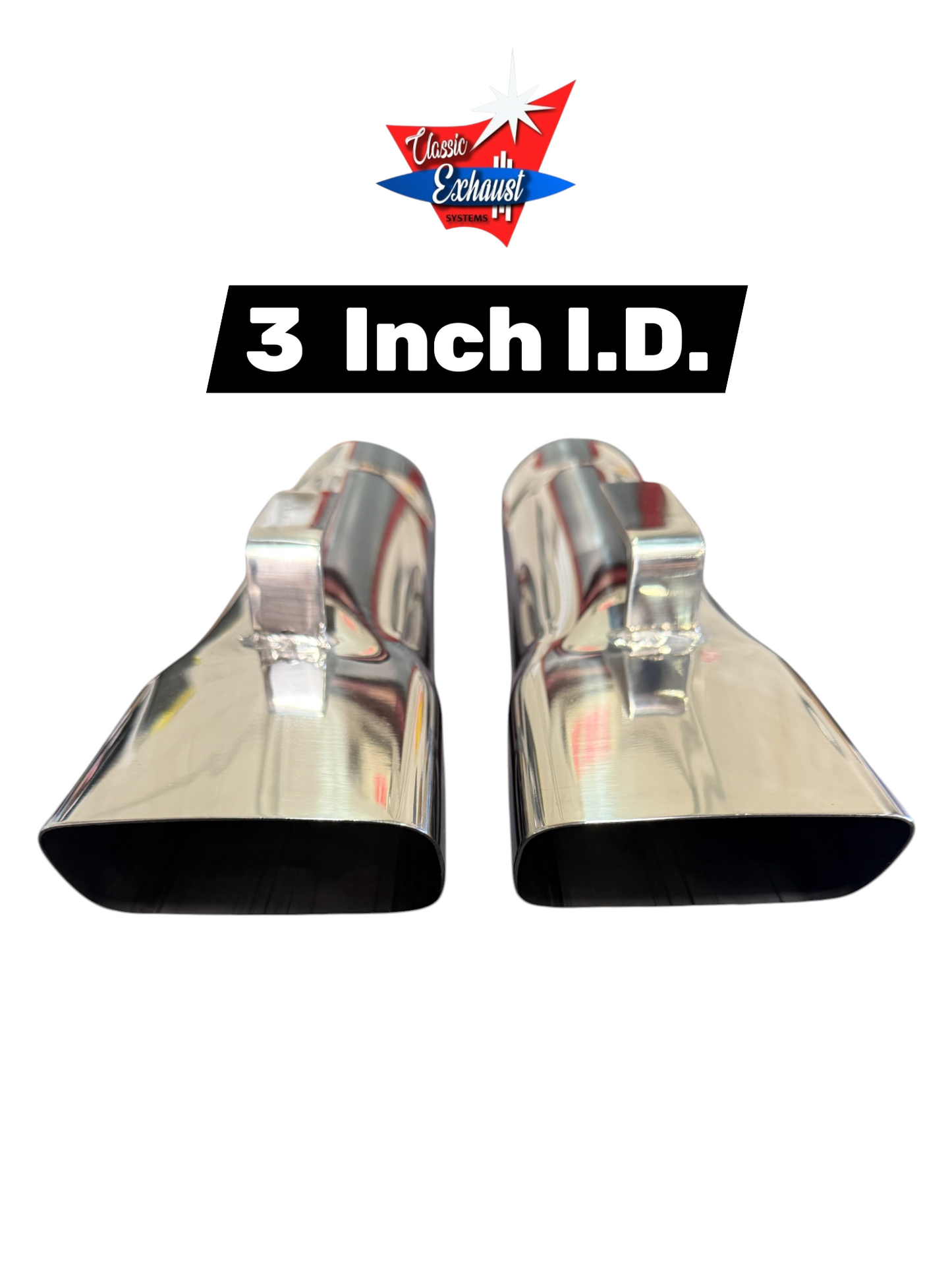 1968-70 Dodge Coronet RT Superbee Exhaust Tips (304 Stainless Steel)