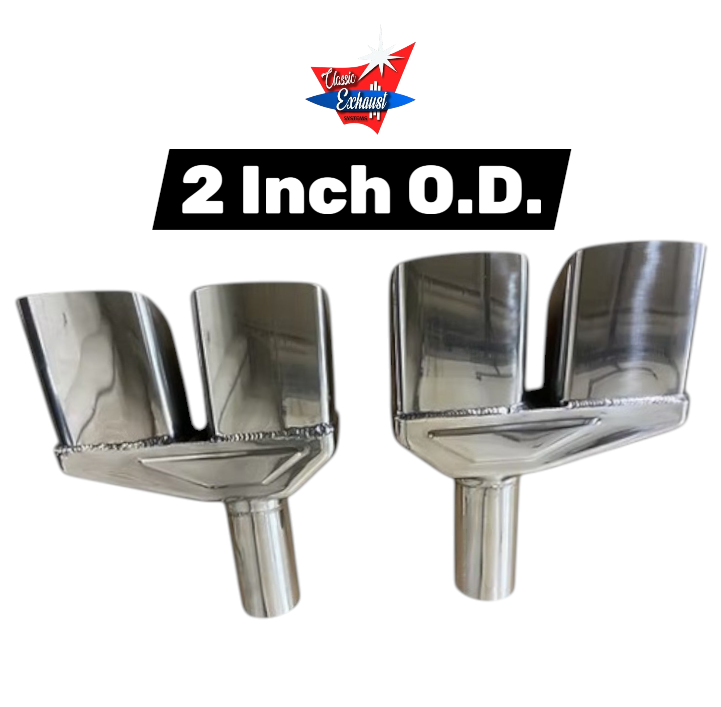 1970-74 Dodge Challenger Exhaust Tips (304 Stainless Steel)
