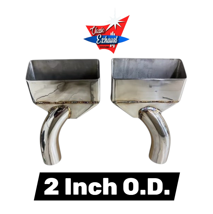 1970-74 Plymouth Cuda Tail Tips (304 Stainless Steel)