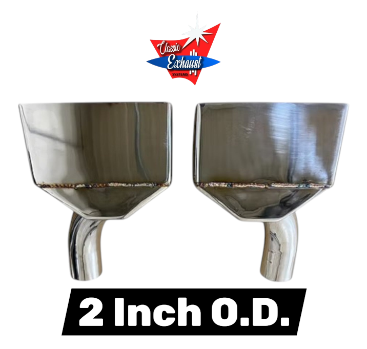 1970-74 Plymouth Cuda Tail Tips (304 Stainless Steel)