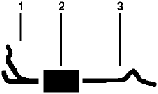 1987 Dodge B250 VAN 8 Cyl Engine Single Exhaust System diagram