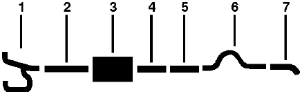 1975 Dodge Pickup 6 Cyl Engine Single Exhaust System diagram