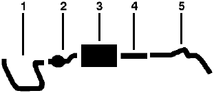 1978 Dodge W150 Pickup 6 Cyl Engine Single Exhaust System diagram