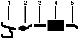 1978 Dodge D200 Pickup 6 Cyl Engine Single Exhaust System (W200 & 250 6 Cyl. D-200 Models Without Sound Control Models) diagram