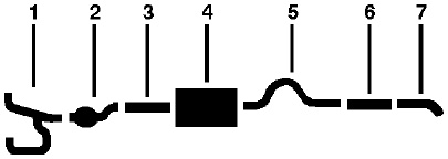 1989 Dodge D250 Pickup W250 Pickup 8 Cyl 360 Engine Single Exhaust System diagram
