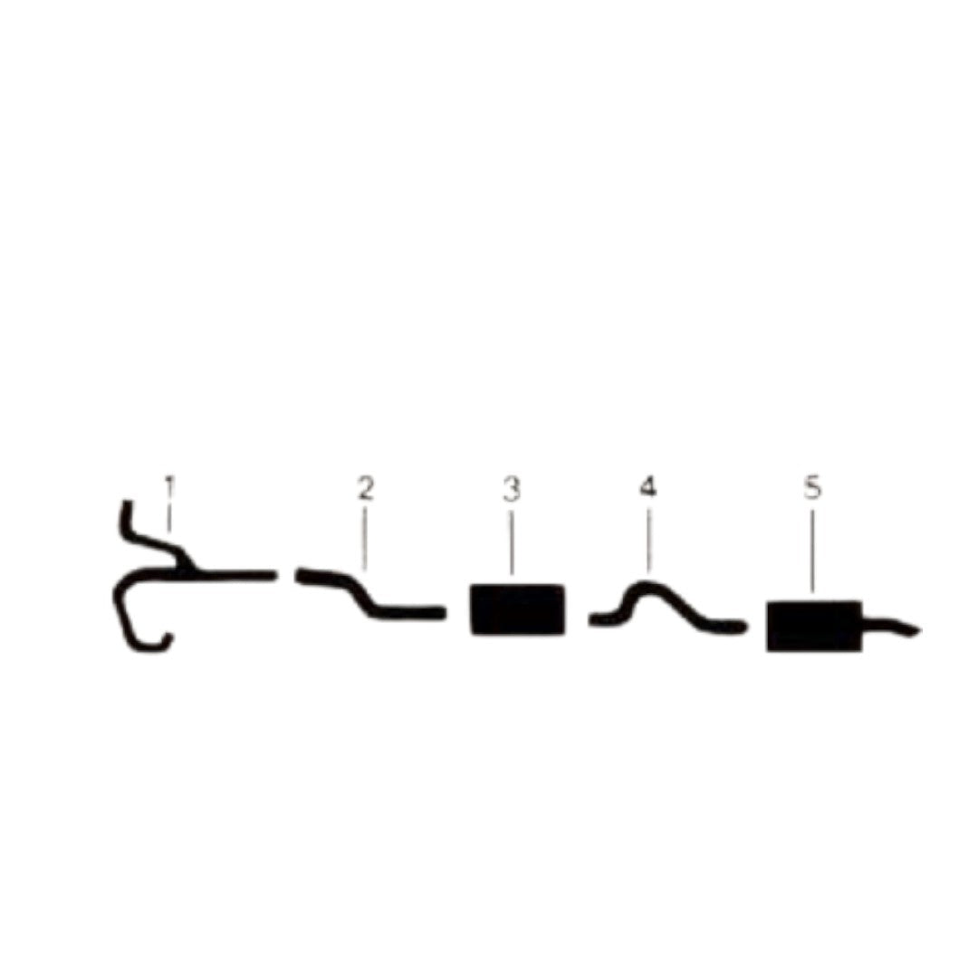 Sistema de escape sencillo para motor Chrysler Imperial 440 de 1971-73