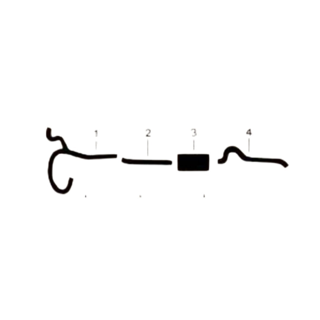Sistema de escape simple para motor Dodge Charger 318 de 1969