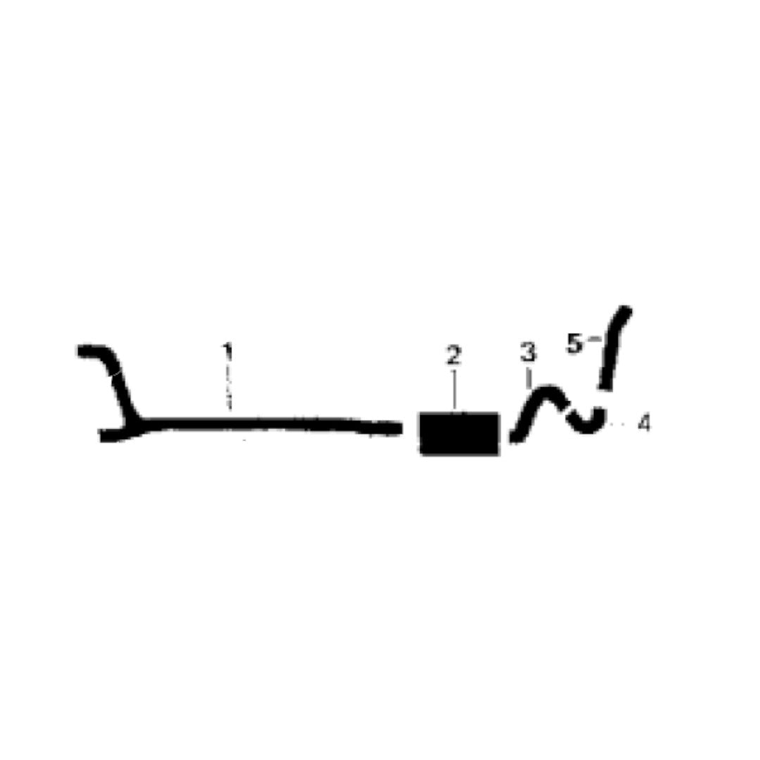 1965 Ford Custom Galaxie Station Wagon 289 Engine Single Exhaust System