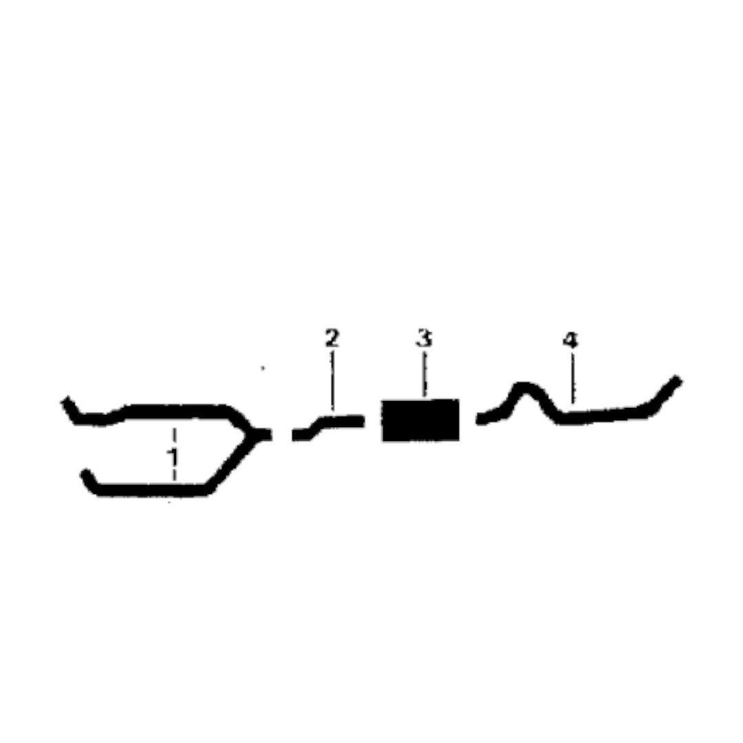 Sistema de escape individual para motor 326 de Pontiac Lemans Tempest 1966-67
