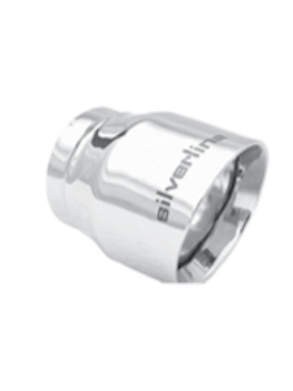 Silverline Specialty Chrome Over Angle Shortest Tips T304 Stainless With Logo