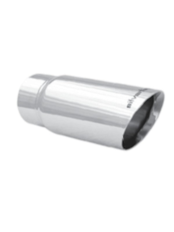Silverline Specialty Chrome Over Angle Tips T304 Stainless With Logo