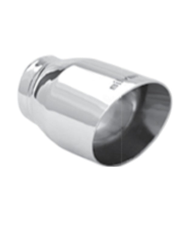 Silverline Specialty Chrome Over Angle Short Tips T304 Stainless With Logo