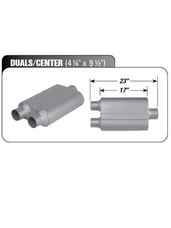 VX Series High Performance Muffler Duals/Center