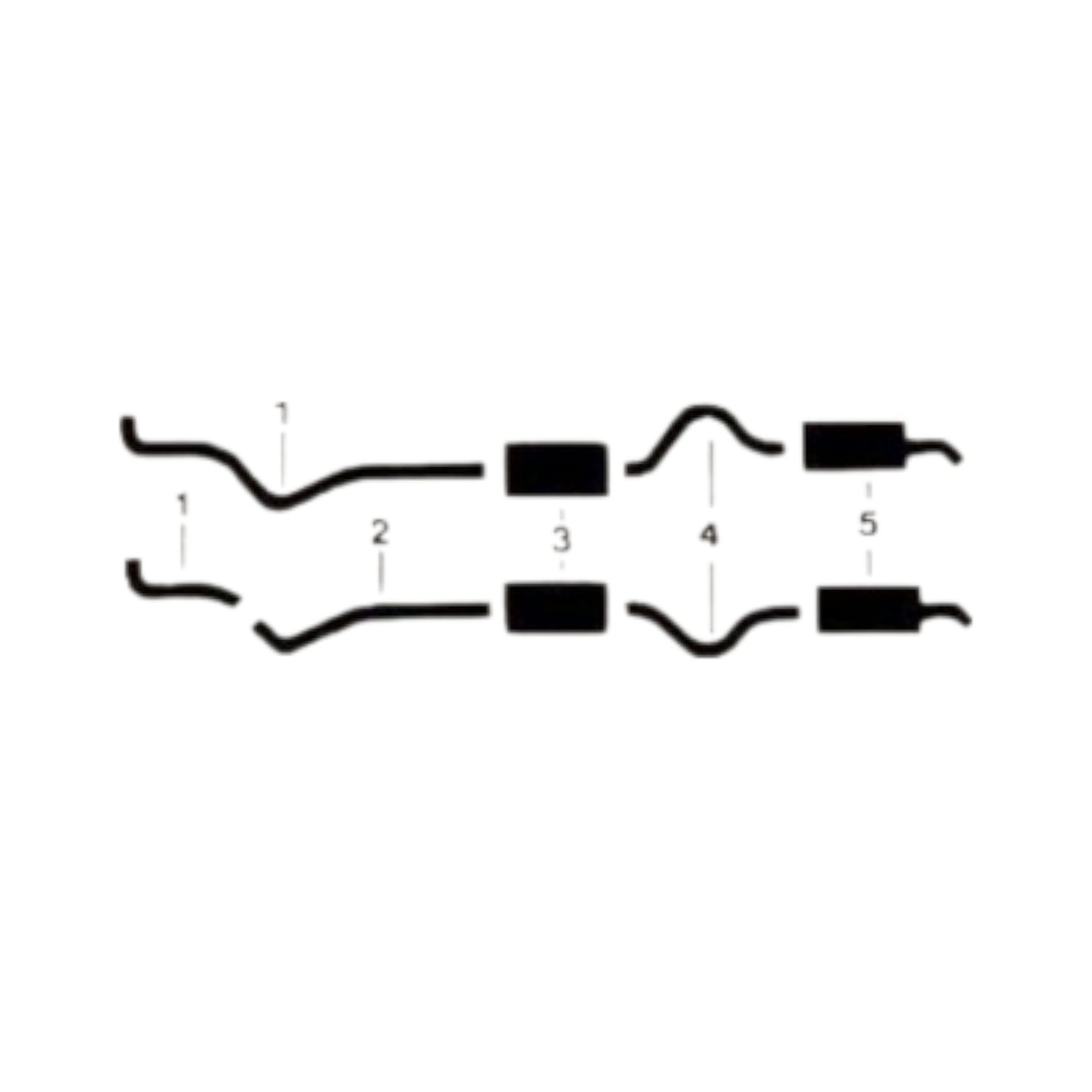 1974 Dodge Coronet 400 440 Engine Dual Exhaust System