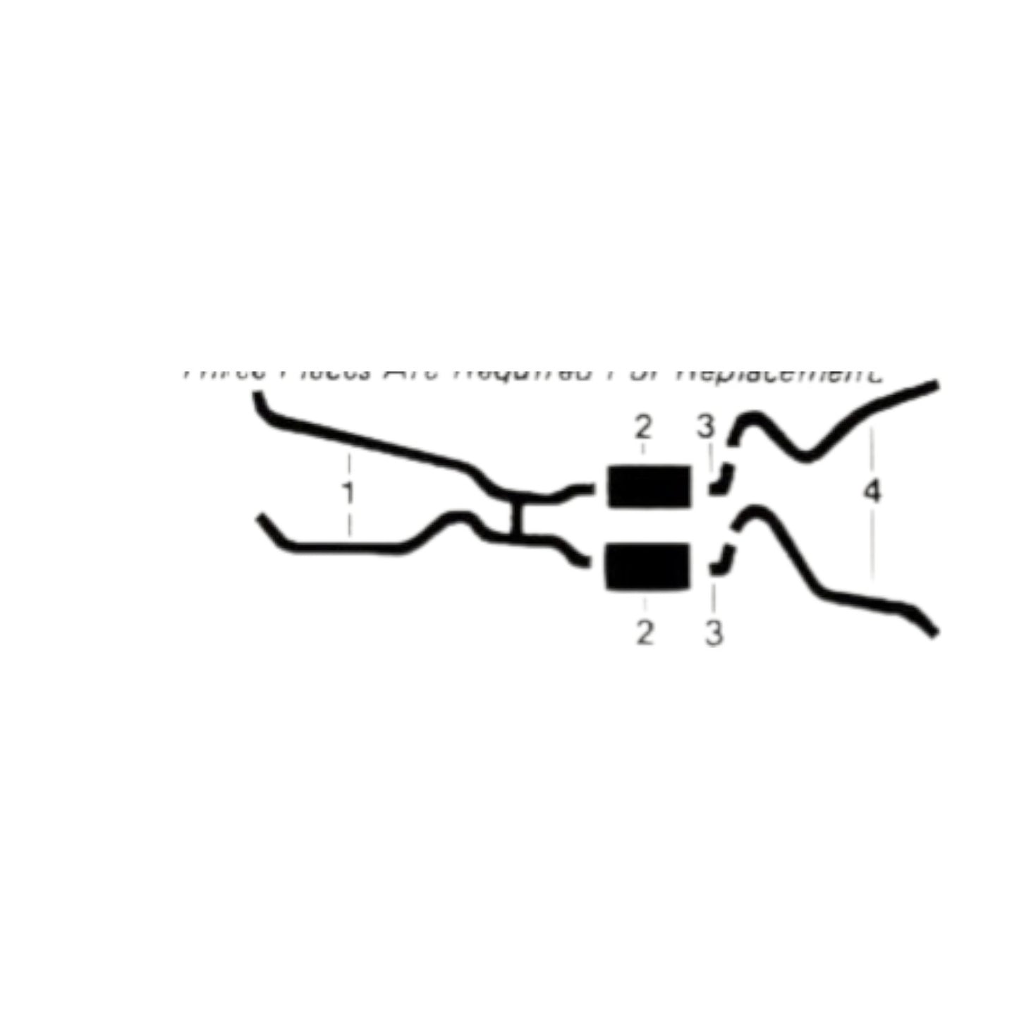 1968 Ford Galaxie 428 Engine Dual Exhaust System