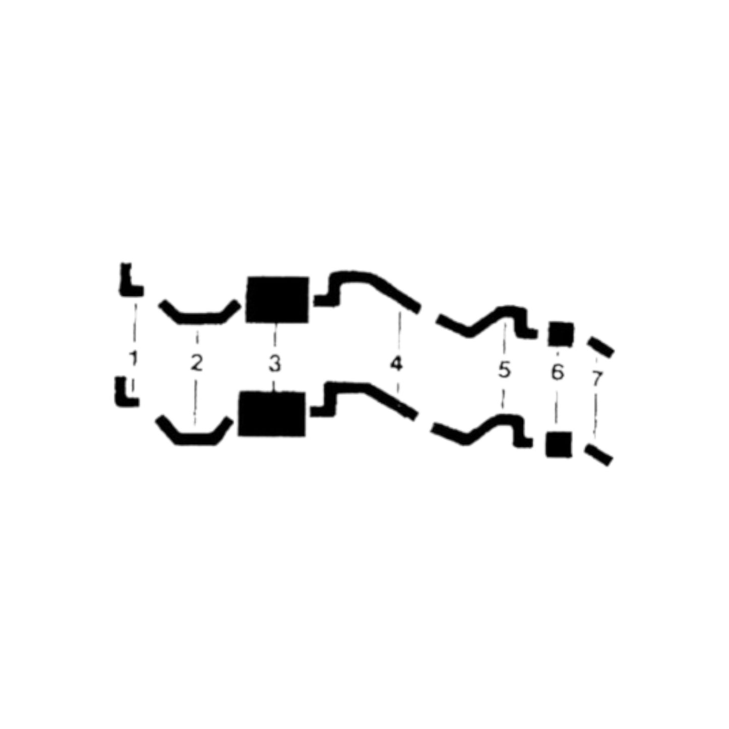1959-60 Cadillac 75 Fleetwood Dual Exhaust System