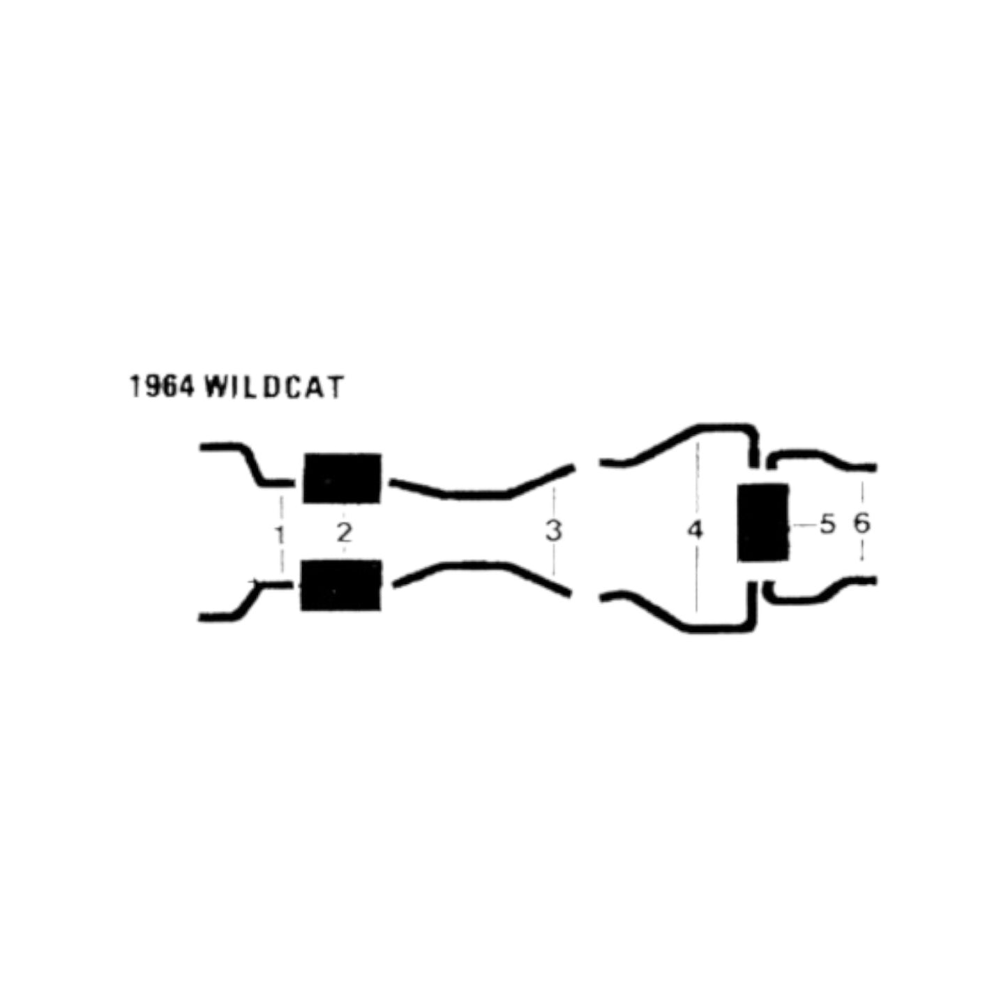 1964 Buick Wildcat Dual Exhaust System