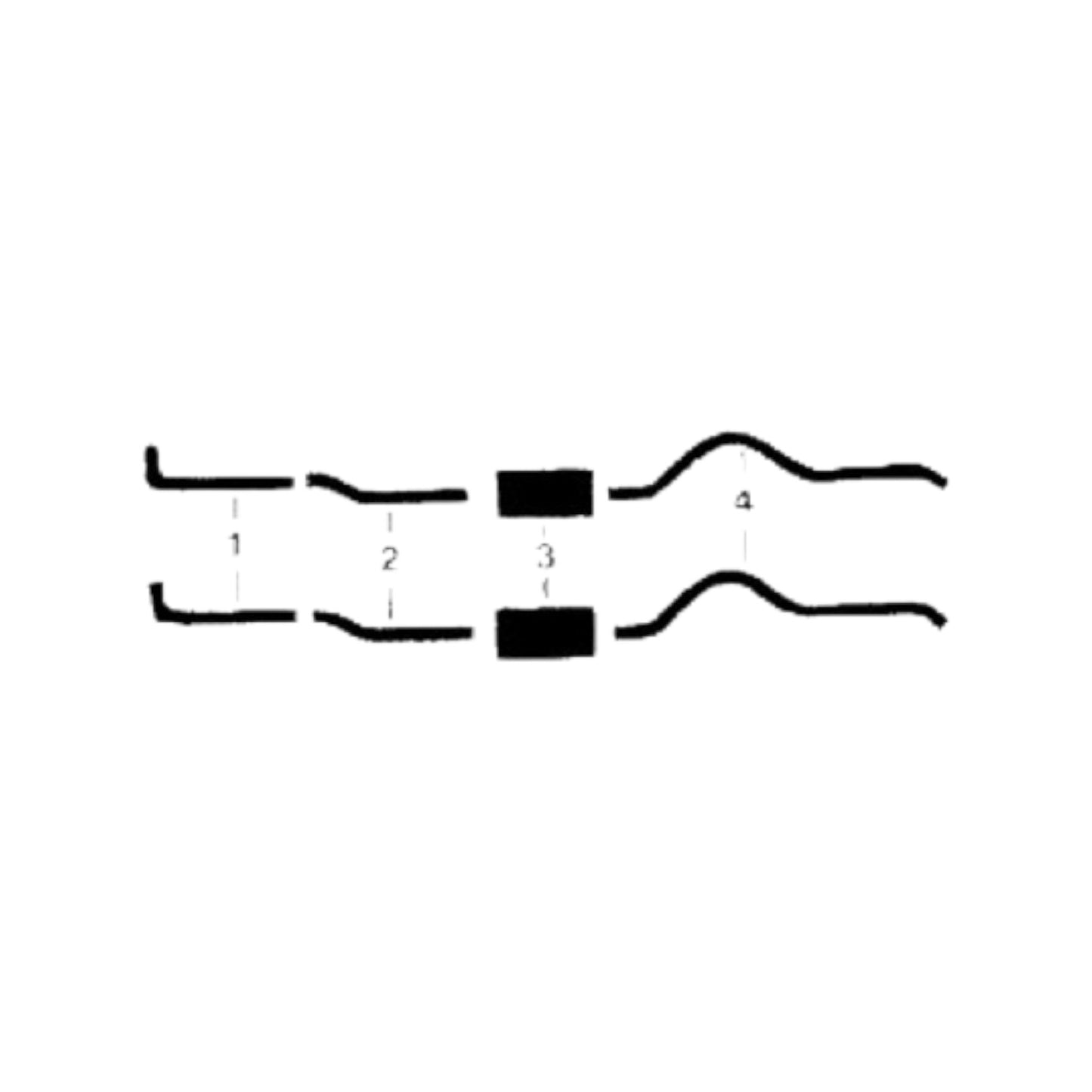 1956 Chrysler Imperial 8 Cyl Engine Dual Exhaust System