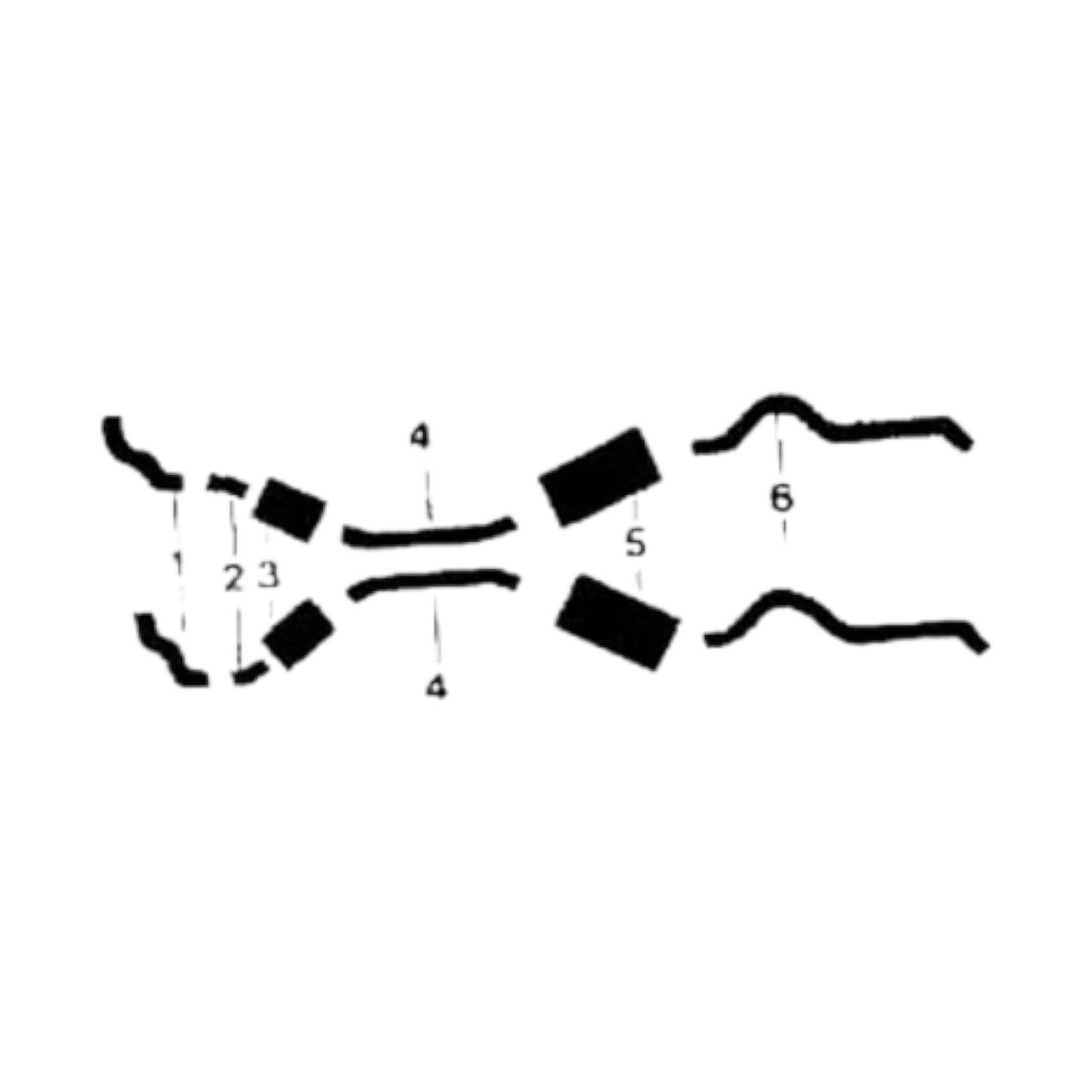 1962-66 Chrysler Imperial 8 Cyl Engine Dual Exhaust System