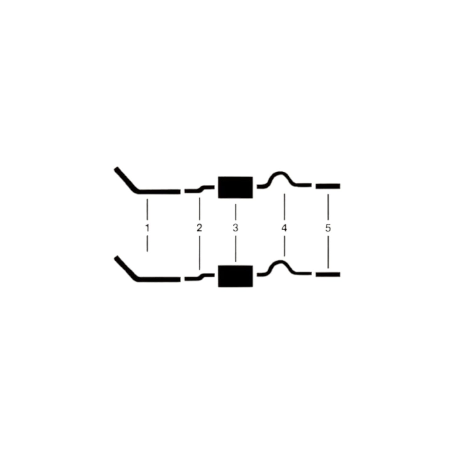 1969 AMC Javelin 8 Cyl Engine Dual Exhaust System