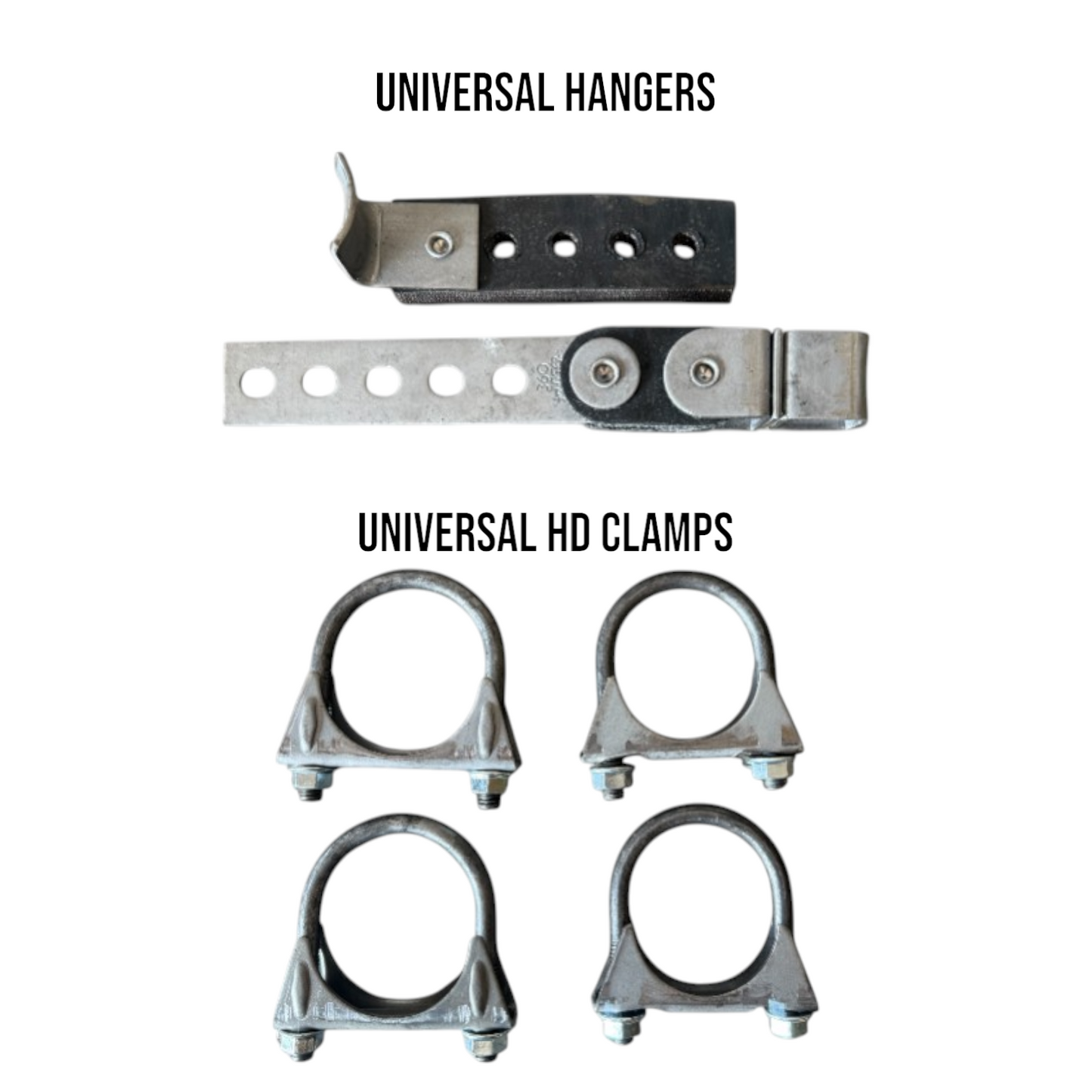 Universal Heavy Duty Clamps/Hanger For Single Exhaust Kits