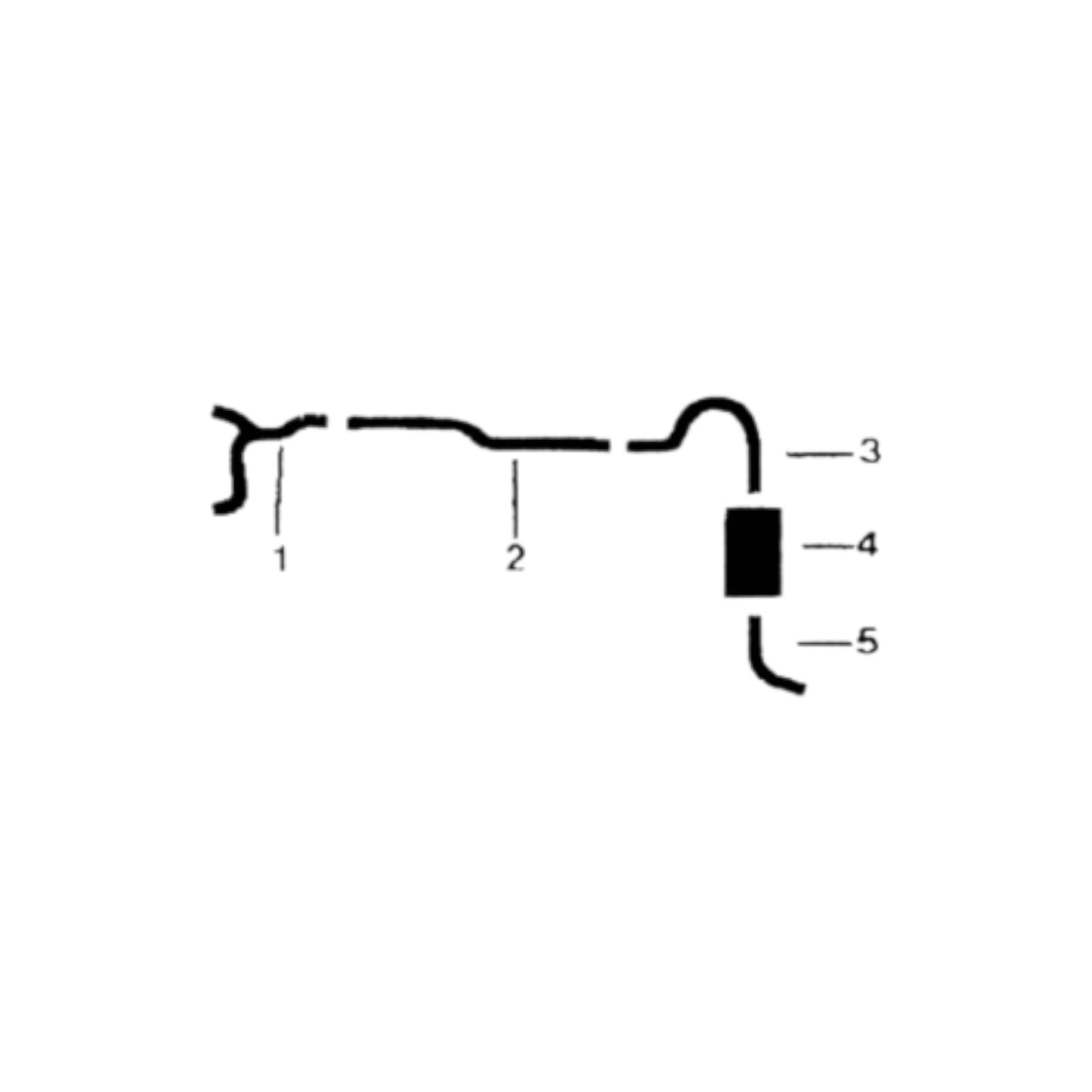 1962 Buick Invicta 8 Cyl Engine Single Exhaust System