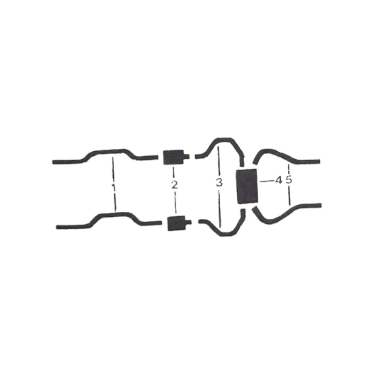 1967-68 Chevrolet Camaro 327 350 396 Engines Dual Exhaust System