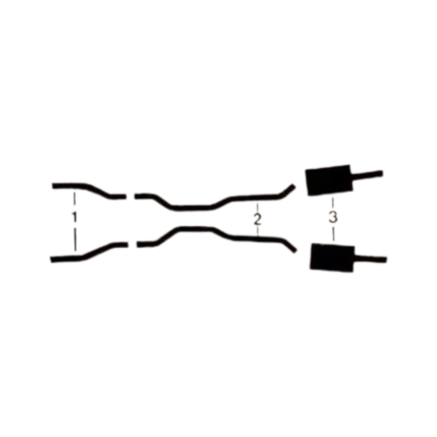 1970-72 Chevy Corvette 350 Engine (Special Hi-Po) Dual Exhaust System