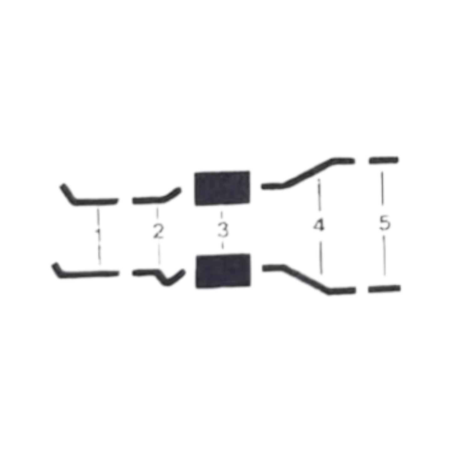 1961-62 Chevy Corvette Standard Engine Dual Exhaust System