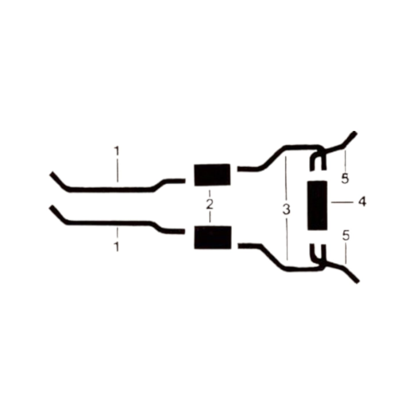 1971-72 Chevy El Camino 454 Engine Dual Exhaust System