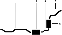 1966 Oldsmobile Cutlass & Ciera 6 Cyl Single Exhaust System diagram