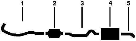 1982 Buick Skyhawk 4 Cyl 1.8L Engine Single Exhaust System diagram
