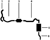 1977 Buick Skylark 8 Cyl 5.7L Engine Single Exhaust System diagram