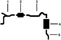 1977 Buick Skylark 8 Cyl 4.9L Engine Single Exhaust System diagram